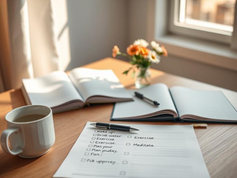 morning routine checklist
